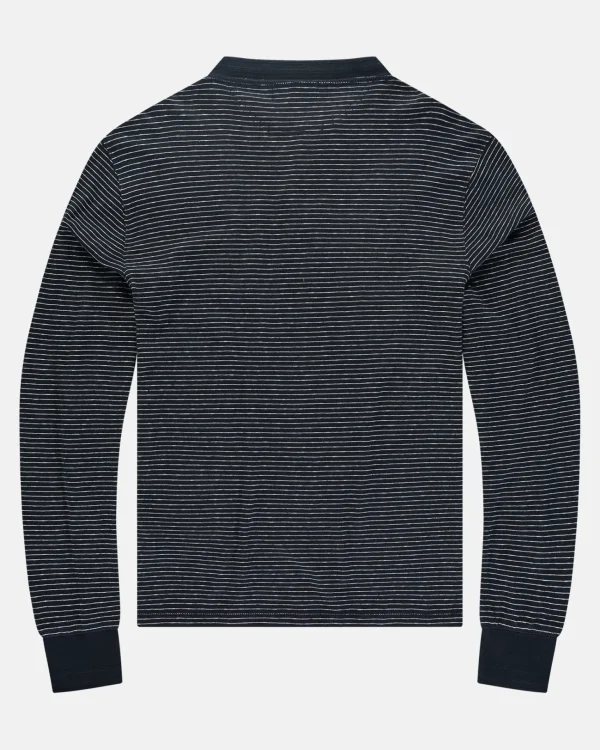 De 100% Katoenen Henley Stripe-Gaastra New