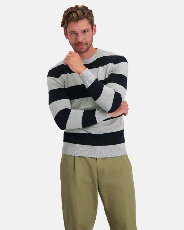 De Tijdloze Gebreide Yarn-Dyed Binnacle Sweater-Gaastra Hot