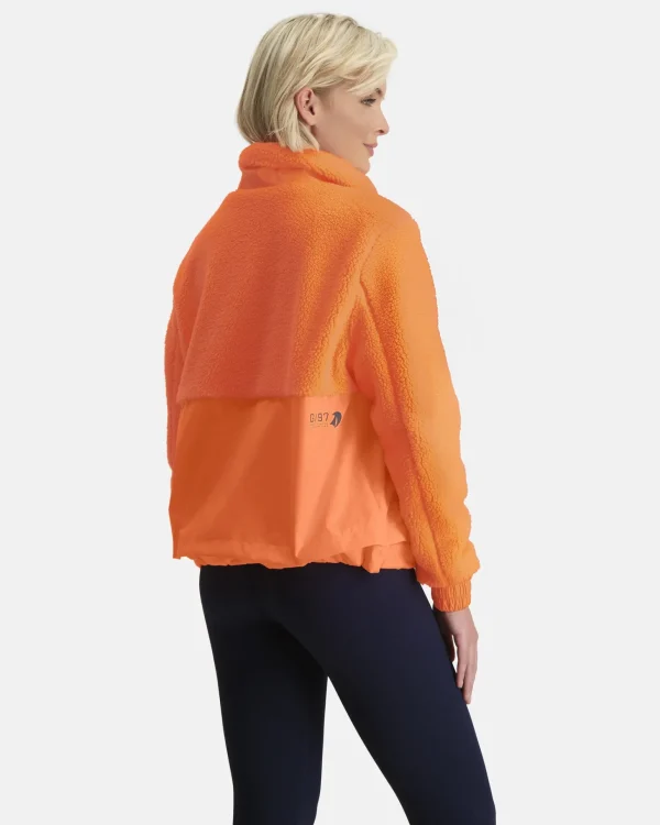 Fabric-Mix Fleece Jacket Laser-Gaastra Clearance
