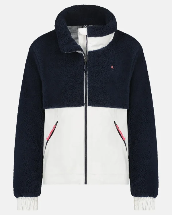 Fabric-Mix Fleece Jacket Laser-Gaastra Clearance