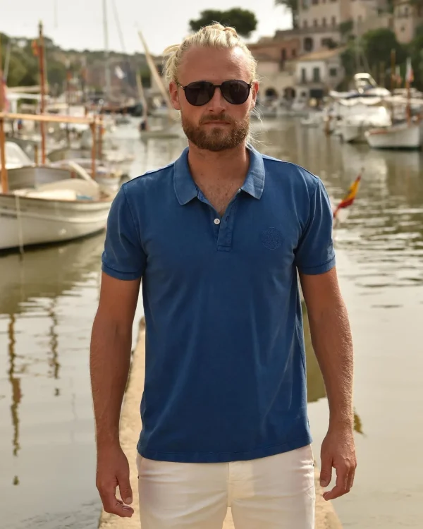Garment Dye Whip Polo-Gaastra Fashion