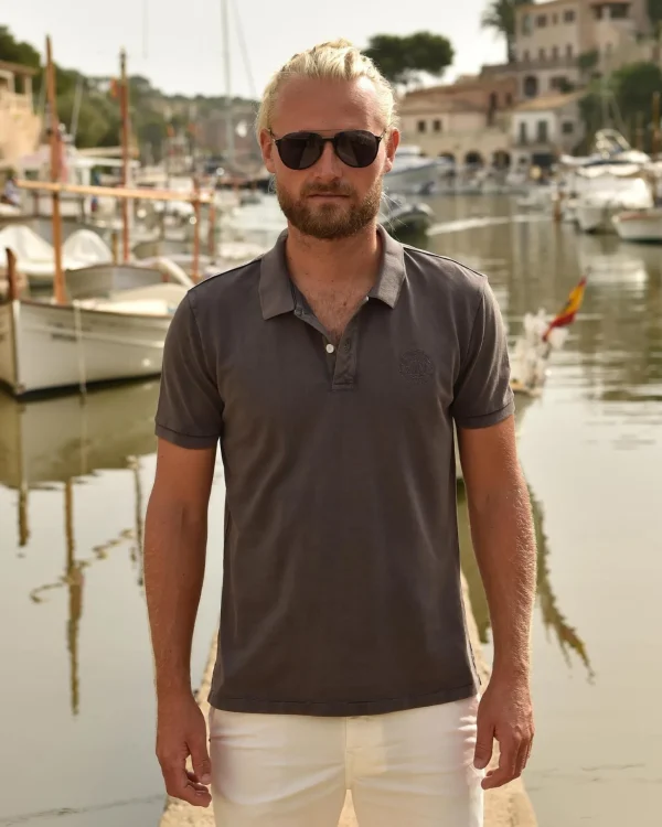 Garment Dye Whip Polo-Gaastra Sale