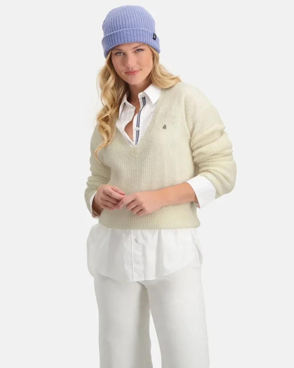 Gemeleerde Mohair Blend Trui Passion-Gaastra Clearance