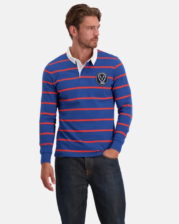 Het Klassieke Gebreide Rugbyshirt Van 100% Katoen-Gaastra Sale