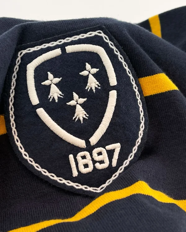 Het Klassieke Gebreide Rugbyshirt Van 100% Katoen-Gaastra Discount