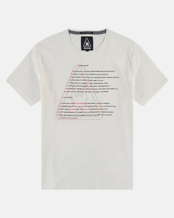 100% Katoenen Warp T-Shirt-Gaastra Clearance