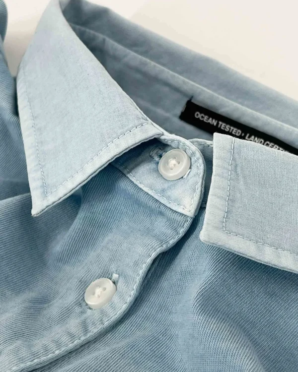 Monica Polo Met Geweven Kraag-Gaastra Fashion
